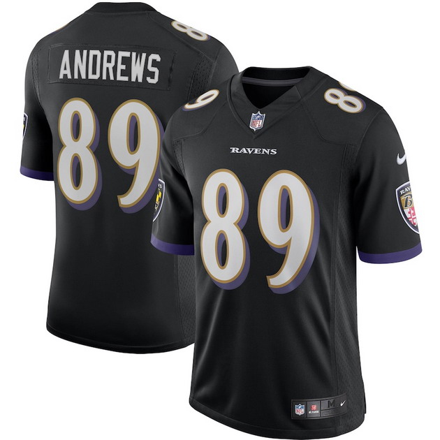 mens nike mark andrews black baltimore ravens vapor limited jersey